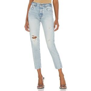 Nwt Moussy | Melvin High Waist Tapered in Light Blue